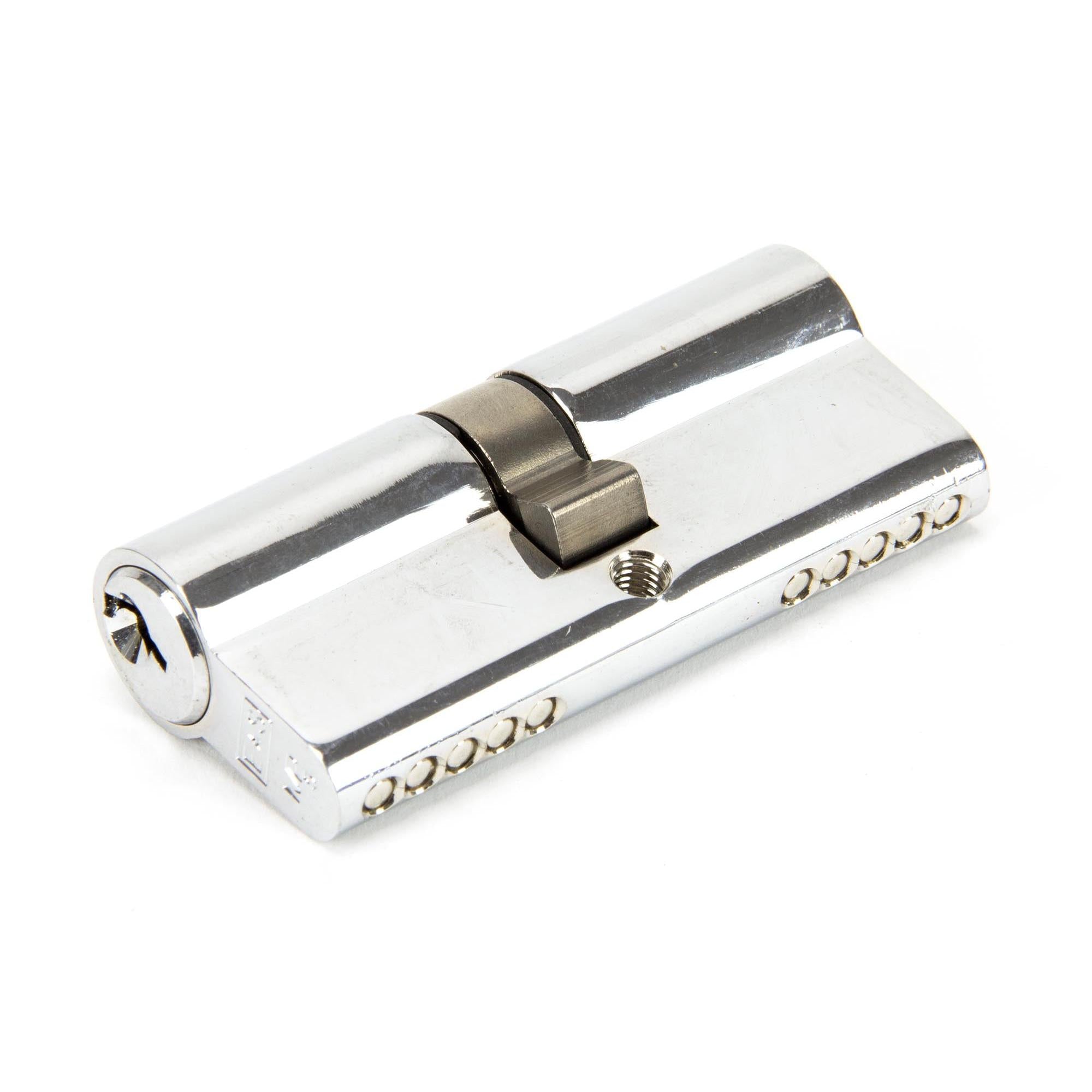 Polished Chrome 35/35 5pin Euro Cylinder KA | From The Anvil - Euro Cylinders - From The Anvil - Yester Home