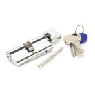 Polished Chrome 35/35 5pin Euro Cylinder/Thumbturn KA | From The Anvil - Euro Cylinders - From The Anvil - Yester Home
