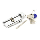 Polished Chrome 35/35 Euro Cylinder/Thumbturn | From The Anvil-Euro Cylinders-Yester Home