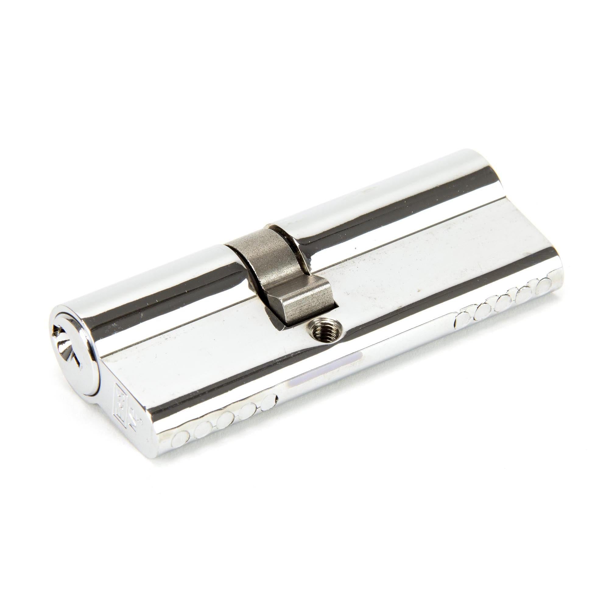 Polished Chrome 35/45 Euro Cylinder | From The Anvil - Euro Cylinders - From The Anvil - Yester Home