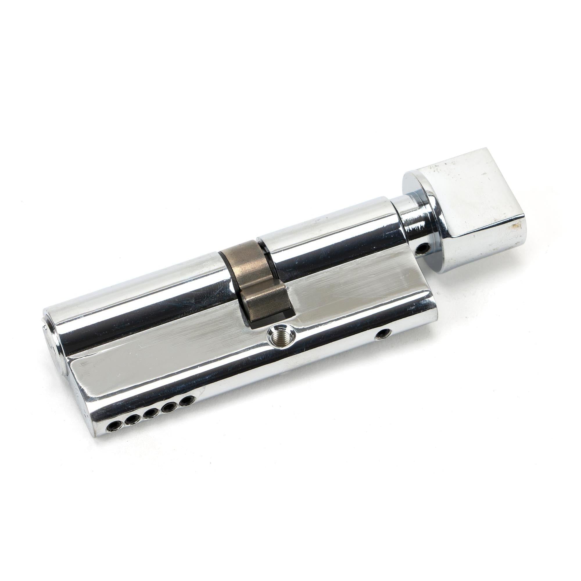 Polished Chrome 35T/45 5pin Euro Cylinder/Thumbturn | From The Anvil - Euro Cylinders - From The Anvil - Yester Home