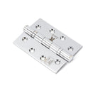 Polished Chrome 4" Ball Bearing Butt Hinge (pair) ss | From The Anvil - Butt Hinges - From The Anvil - Yester Home