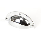 Polished Chrome 4" Plain Drawer Pull | From The Anvil-Drawer Pulls-Yester Home