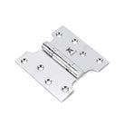 Polished Chrome 4" x 2" x 4"  Parliament Hinge (pair) ss | From The Anvil - Parliament Hinges - From The Anvil - Yester Home