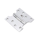Polished Chrome 4" x 2" x 4" Parliament Hinge (pair) ss | From The Anvil-Parliament Hinges-Yester Home
