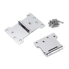 Polished Chrome 4" x 4" x 6"  Parliament Hinge (pair) ss | From The Anvil - Parliament Hinges - From The Anvil - Yester Home
