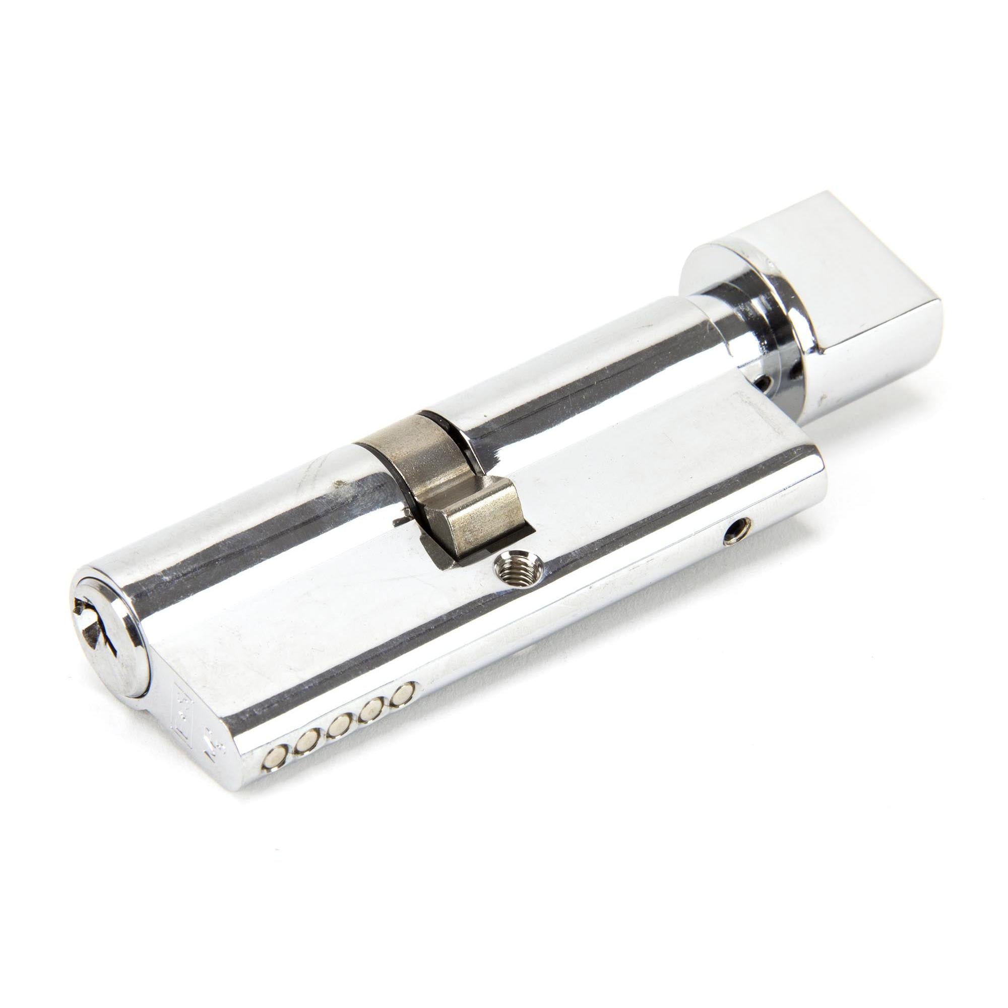 Polished Chrome 40/40 5pin Euro Cylinder/Thumbturn KA | From The Anvil - Euro Cylinders - From The Anvil - Yester Home