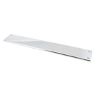 Polished Chrome 425mm Art Deco Fingerplate | From The Anvil - Fingerplates - From The Anvil - Yester Home