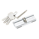 Polished Chrome 45/45 5pin Euro Cylinder | From The Anvil-Euro Cylinders-Yester Home