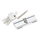 Polished Chrome 45/45 5pin Euro Cylinder KA | From The Anvil - Euro Cylinders - From The Anvil - Yester Home