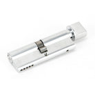 Polished Chrome 45/45 5pin Euro Cylinder/Thumbturn | From The Anvil-Euro Cylinders-Yester Home