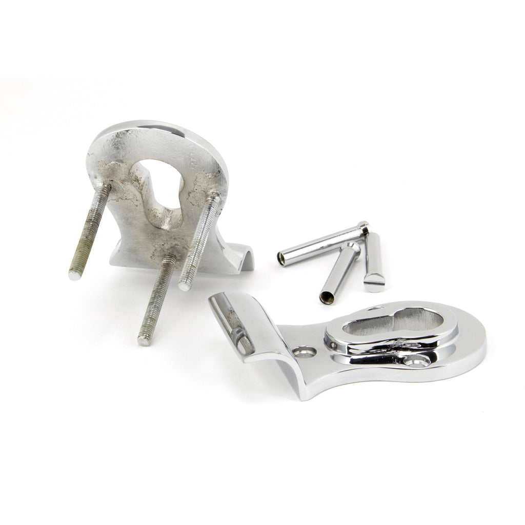 Polished Chrome 50mm Euro Door Pull (Back to Back fixings) | From The Anvil-Euro Pulls-Yester Home