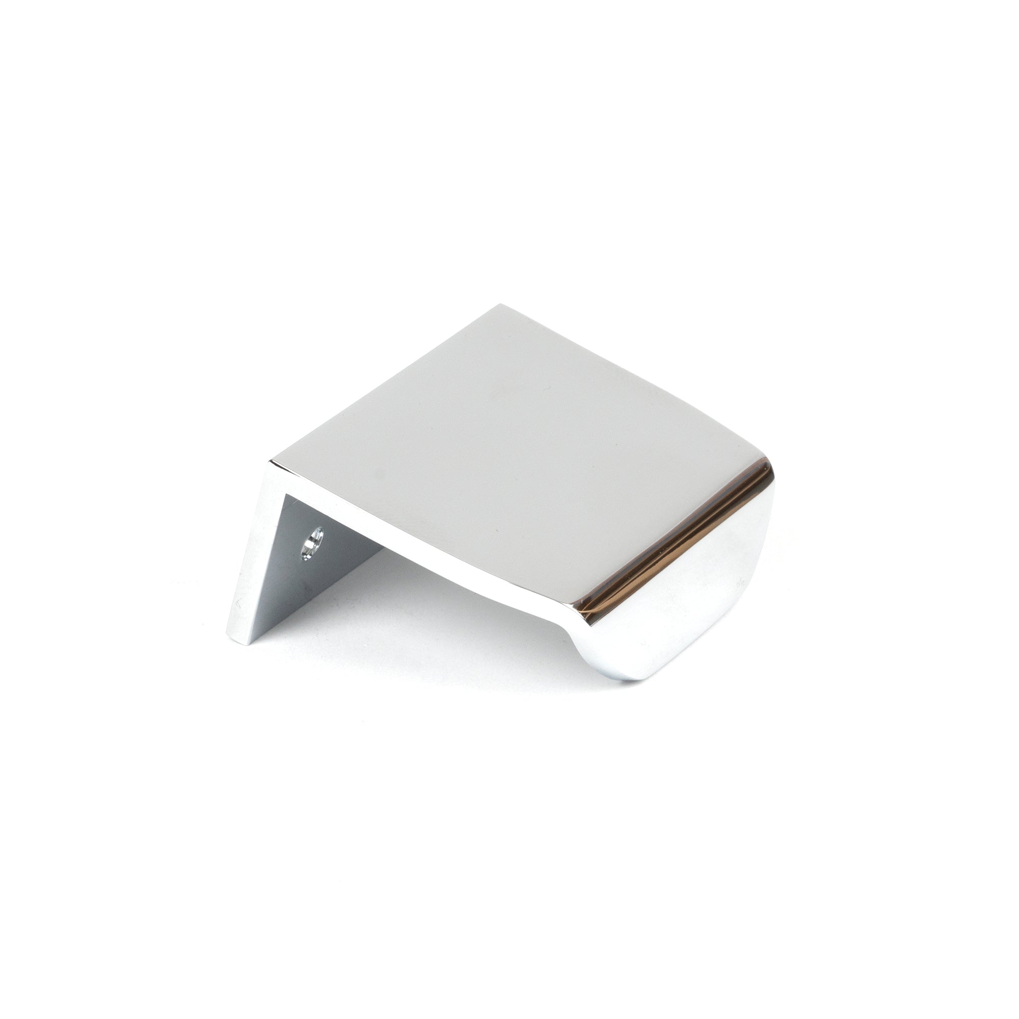 Polished Chrome 50mm Moore Edge Pull | From The Anvil-Cabinet Pulls-Yester Home