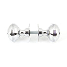Polished Chrome 50mm Prestbury Mortice/Rim Knob Set | From The Anvil - Mortice Knobs - From The Anvil - Yester Home