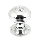 Polished Chrome 50mm Prestbury Mortice/Rim Knob Set | From The Anvil-Mortice Knobs-Yester Home
