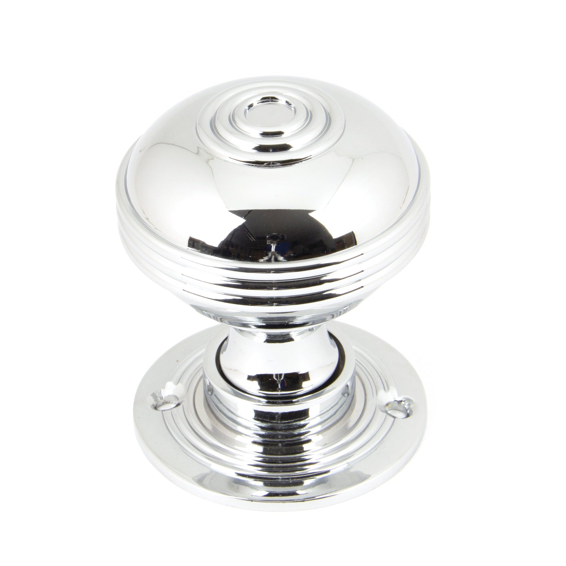 Polished Chrome 50mm Prestbury Mortice/Rim Knob Set | From The Anvil-Mortice Knobs-Yester Home