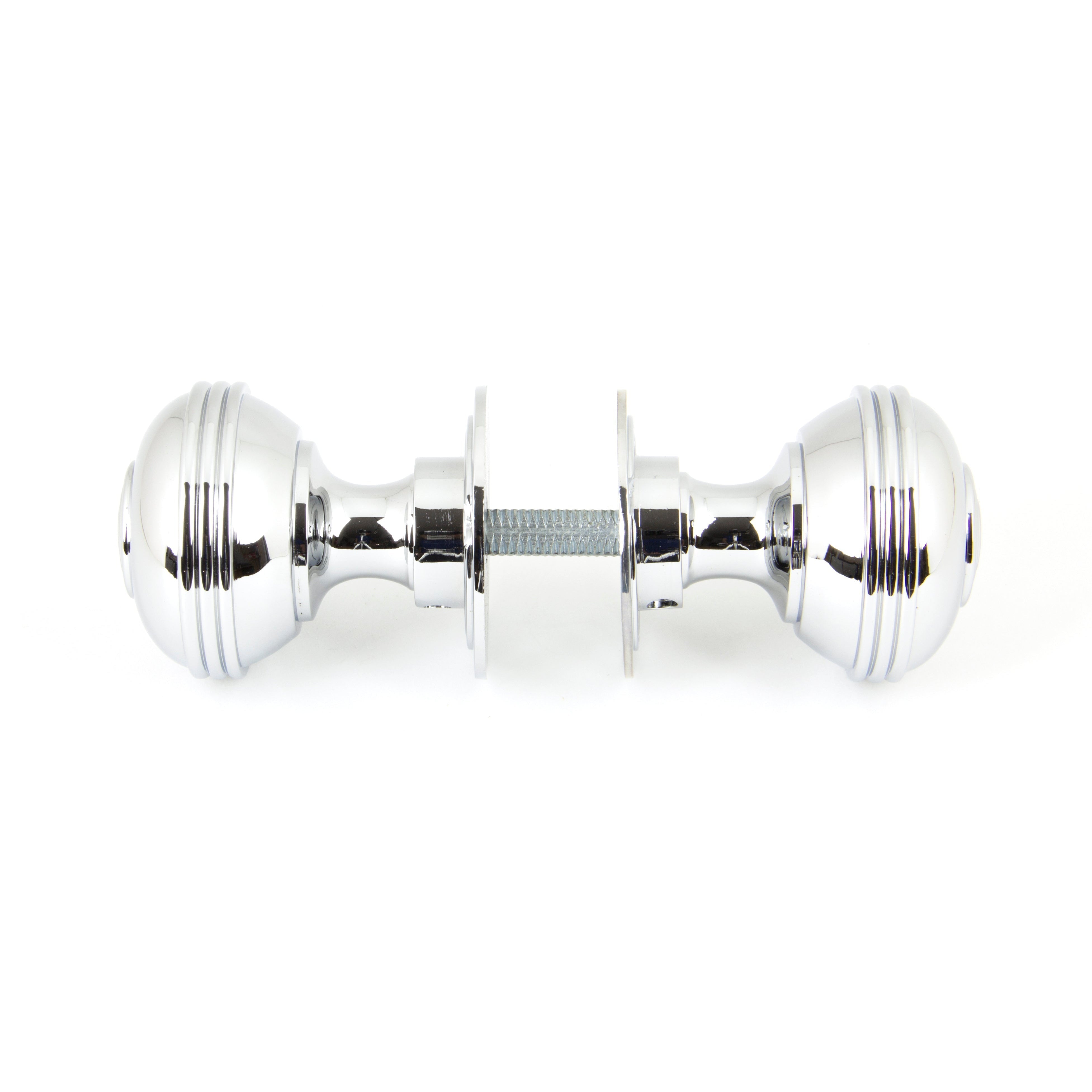 Polished Chrome 50mm Prestbury Mortice/Rim Knob Set | From The Anvil-Mortice Knobs-Yester Home