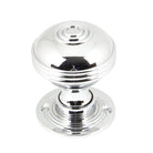Polished Chrome 50mm Prestbury Mortice/Rim Knob Set | From The Anvil - Mortice Knobs - From The Anvil - Yester Home