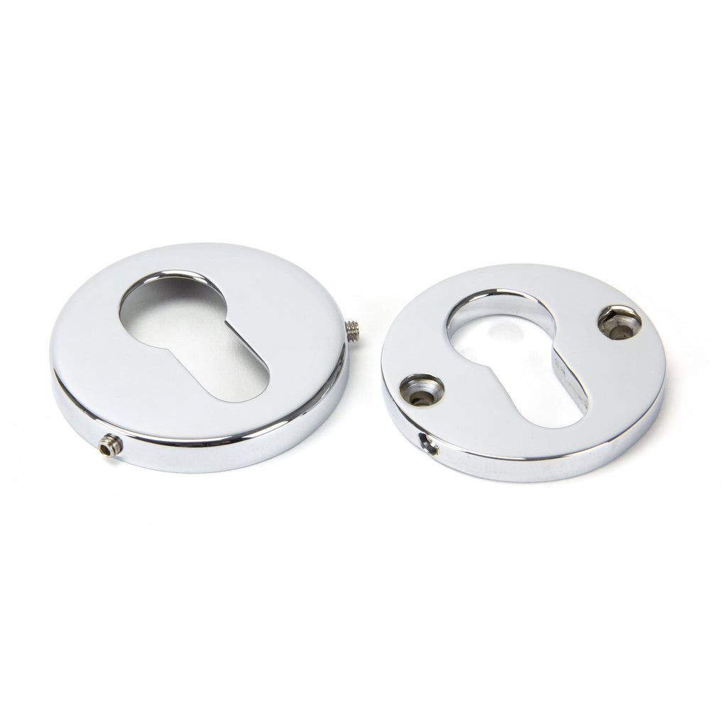Polished Chrome 52mm Regency Concealed Escutcheon | From The Anvil-Euro Escutcheons-Yester Home