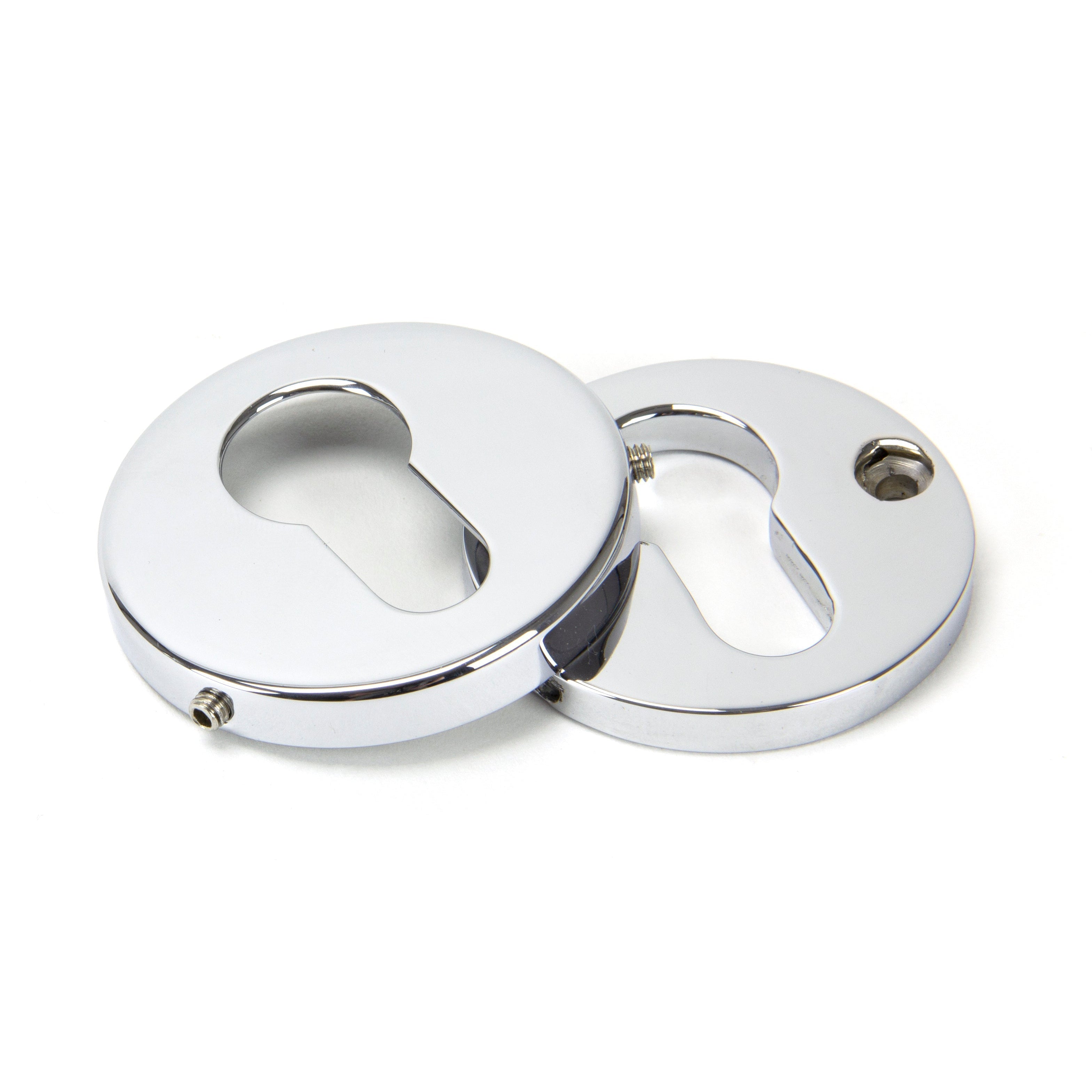 Polished Chrome 52mm Regency Concealed Escutcheon | From The Anvil-Euro Escutcheons-Yester Home
