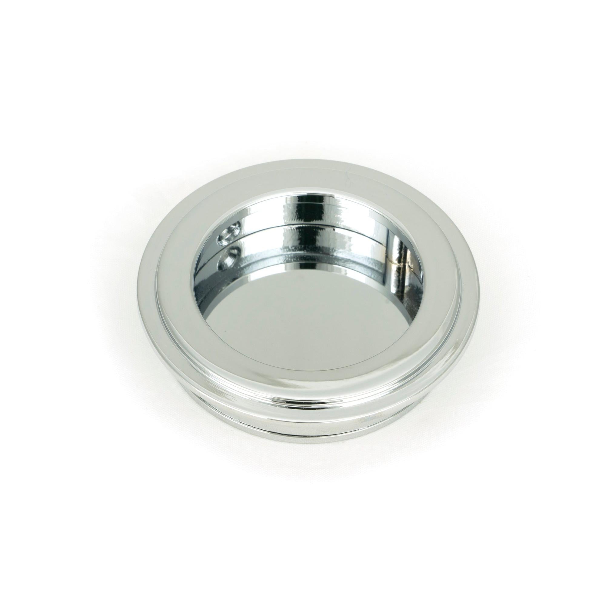 Polished Chrome 60mm Art Deco Round Pull | From The Anvil - Cabinet Pulls - From The Anvil - Yester Home