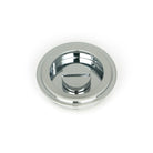 Polished Chrome 60mm Art Deco Round Pull - Privacy Set | From The Anvil - Cabinet Pulls - From The Anvil - Yester Home