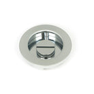 Polished Chrome 60mm Plain Round Pull - Privacy Set | From The Anvil - Cabinet Pulls - From The Anvil - Yester Home