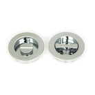 Polished Chrome 60mm Plain Round Pull - Privacy Set | From The Anvil - Cabinet Pulls - From The Anvil - Yester Home