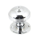 Polished Chrome 63mm Prestbury Mortice/Rim Knob Set | From The Anvil-Mortice Knobs-Yester Home