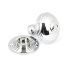 Polished Chrome 63mm Prestbury Mortice/Rim Knob Set | From The Anvil-Mortice Knobs-Yester Home