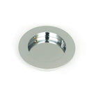 Polished Chrome 75mm Plain Round Pull | From The Anvil - Cabinet Pulls - From The Anvil - Yester Home