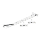Polished Chrome 8" Hammered Newbury Stay | From The Anvil - Stays - From The Anvil - Yester Home
