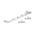 Polished Chrome 8" Peardrop Stay | From The Anvil-Stays-Yester Home