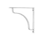 Polished Chrome Abingdon Shelf Bracket (200mm x 200mm) | From The Anvil-Shelf Brackets-Yester Home