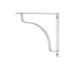 Polished Chrome Abingdon Shelf Bracket (200mm x 200mm) | From The Anvil-Shelf Brackets-Yester Home