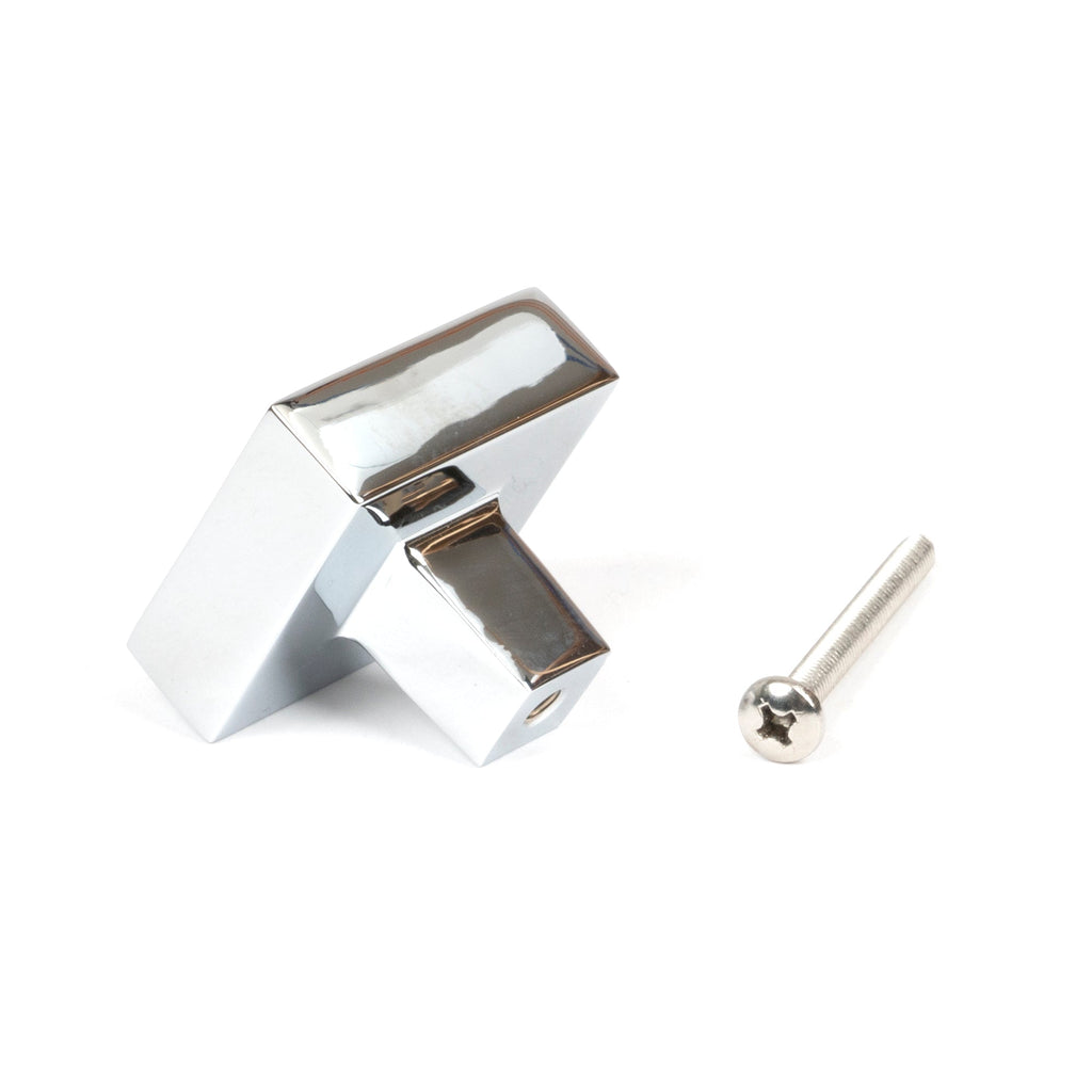 Polished Chrome Albers Cabinet Knob - 35mm | From The Anvil