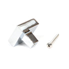 Polished Chrome Albers Cabinet Knob - 35mm | From The Anvil-Cabinet Knobs-Yester Home
