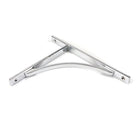 Polished Chrome Apperley Shelf Bracket (260mm x 200mm) | From The Anvil-Shelf Brackets-Yester Home