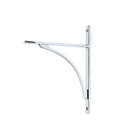 Polished Chrome Apperley Shelf Bracket (260mm x 200mm) | From The Anvil - Shelf Brackets - From The Anvil - Yester Home