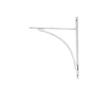 Polished Chrome Apperley Shelf Bracket (314mm x 250mm) | From The Anvil-Shelf Brackets-Yester Home