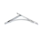 Polished Chrome Apperley Shelf Bracket (314mm x 250mm) | From The Anvil-Shelf Brackets-Yester Home