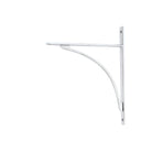 Polished Chrome Apperley Shelf Bracket (314mm x 250mm) | From The Anvil-Shelf Brackets-Yester Home