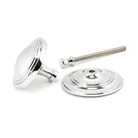 Polished Chrome Art Deco Centre Door Knob | From The Anvil - Centre Door Knobs - From The Anvil - Yester Home