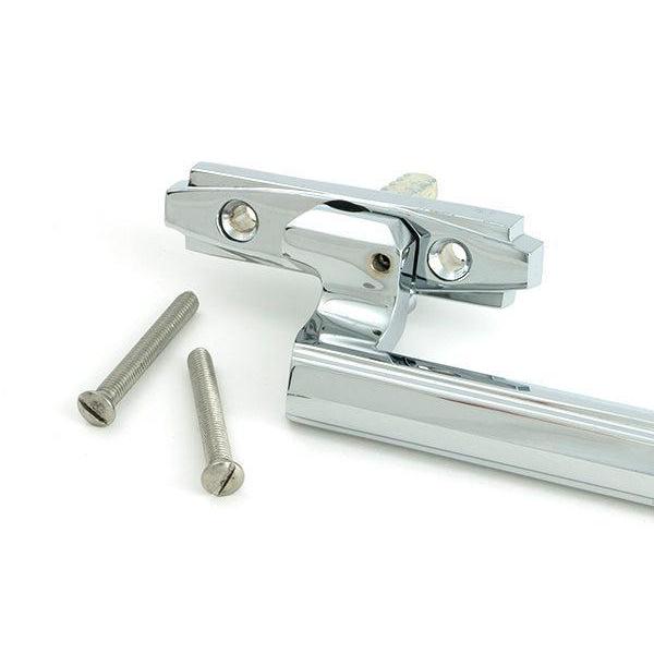 Polished Chrome Art Deco Espag - LH - Espag. Fasteners - From The Anvil - Yester Home