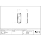 Polished Chrome Art Deco Euro Escutcheon | From The Anvil - Euro Escutcheons - From The Anvil - Yester Home
