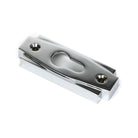 Polished Chrome Art Deco Euro Escutcheon | From The Anvil - Euro Escutcheons - From The Anvil - Yester Home