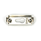 Polished Chrome Art Deco Euro Escutcheon | From The Anvil - Euro Escutcheons - From The Anvil - Yester Home