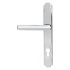 Polished Chrome Art Deco Slimline Lever Espag. Lock Set | From The Anvil-Espagnolette-Yester Home