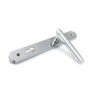 Polished Chrome Art Deco Slimline Lever Espag. Lock Set | From The Anvil-Espagnolette-Yester Home