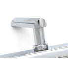Polished Chrome Art Deco Slimline Lever Espag. Lock Set | From The Anvil-Espagnolette-Yester Home